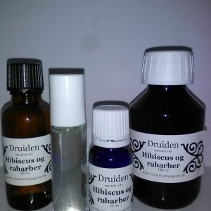 Hibiscus og rabarber essentiel olie