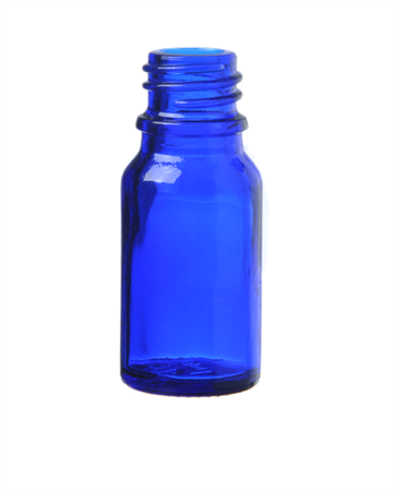 10 ml blå glasflaske