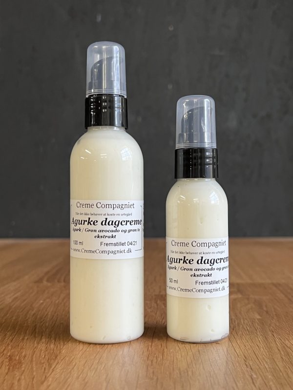 agurkedagcreme med sort pumpe