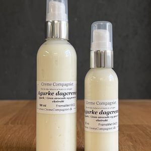 agurkedagcreme med sølvpumpe