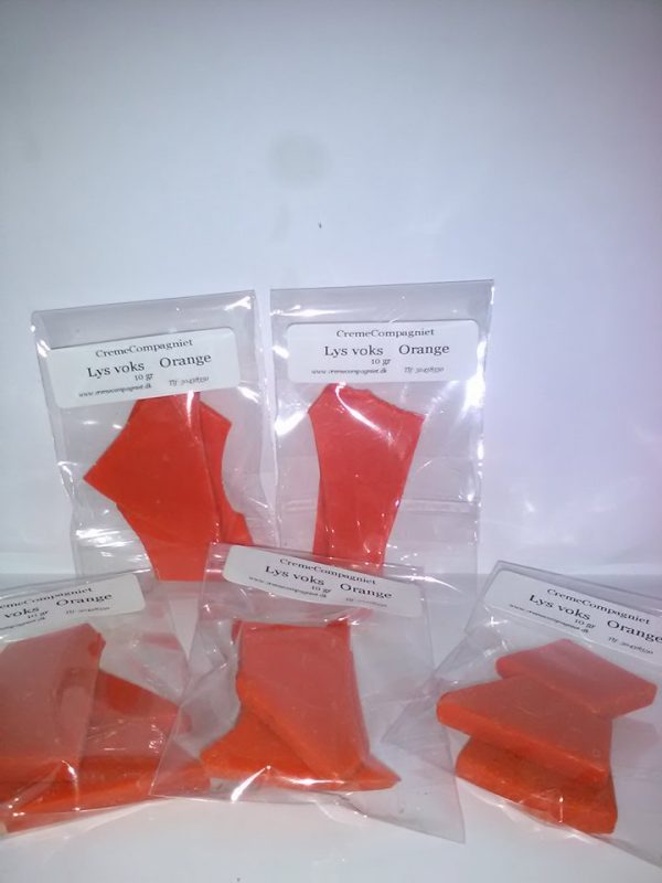 Lys voks Orange