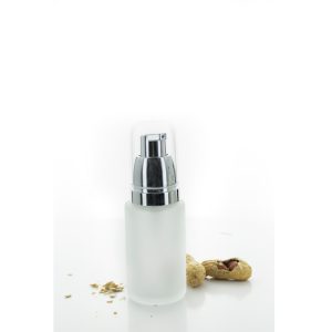 30 ml frosted glasflaske med pumpe