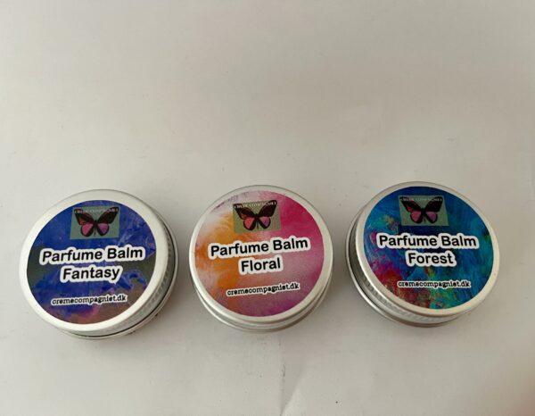 Parfume balm: 3 varianter á 15 ml