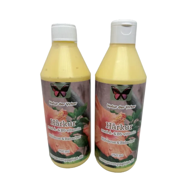 Hårkur med A-vitamin & Hibiscus/rabarber / 250 ml