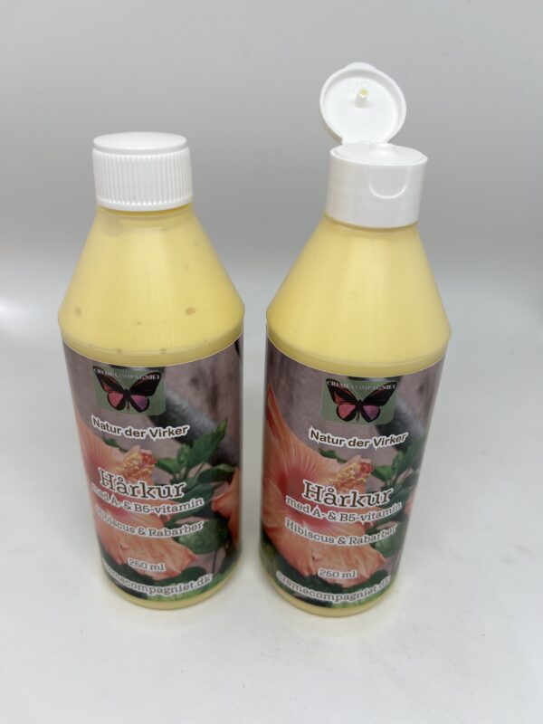 Hårkur med A-vitamin & Hibiscus/rabarber / 250 ml - Image 2