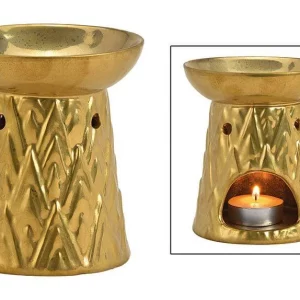 Duftlampe keramik Guld
