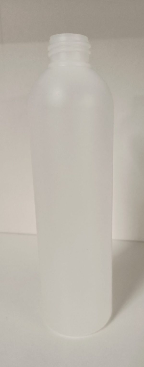 300 ml mat plastflaske 24-410