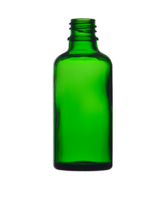 50 ml grøn glasflaske
