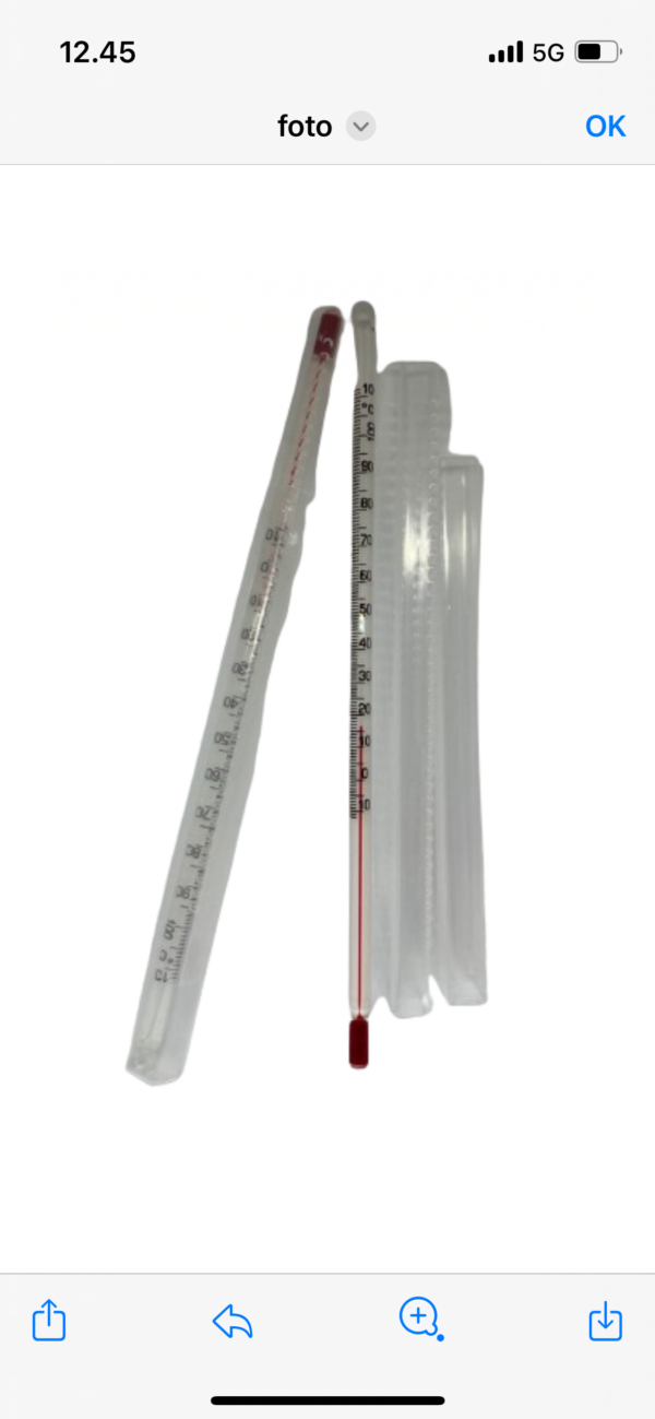 Termometer i glas