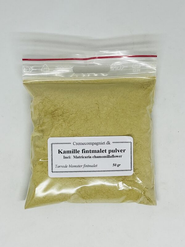 Kamilleblomst pulver