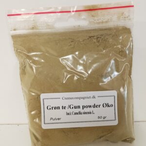 Grøn te- Gunpowder pulver Øko