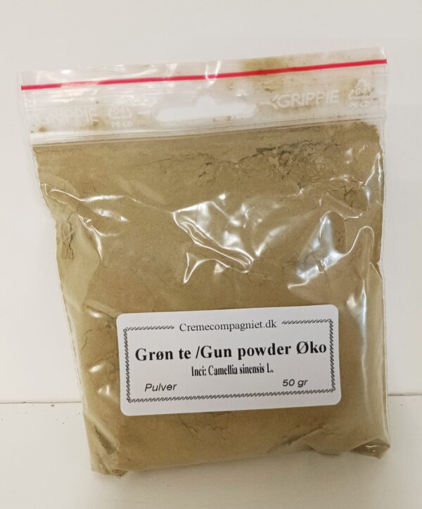 Grøn te- Gunpowder pulver Øko