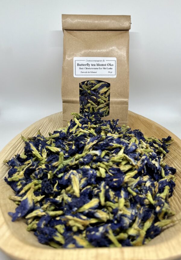 Butterfly Pea Tea blomster, hele / ØKO