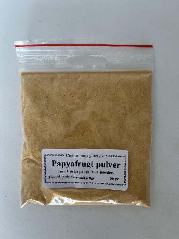 Papayafrugt pulver