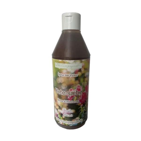 Urte-shampoo med Rose & Hibiscus / 250 ml