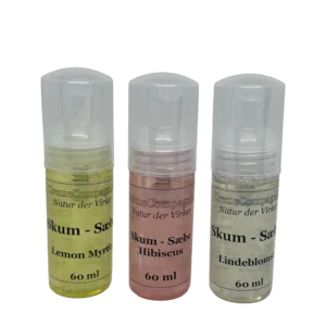 Skumsæbe 3 varianter á 60 ml