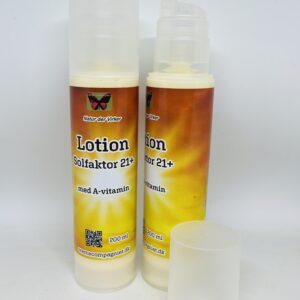 Sollotion med faktor 21: Hibiscus & Rabarber / 200 ml ☀️